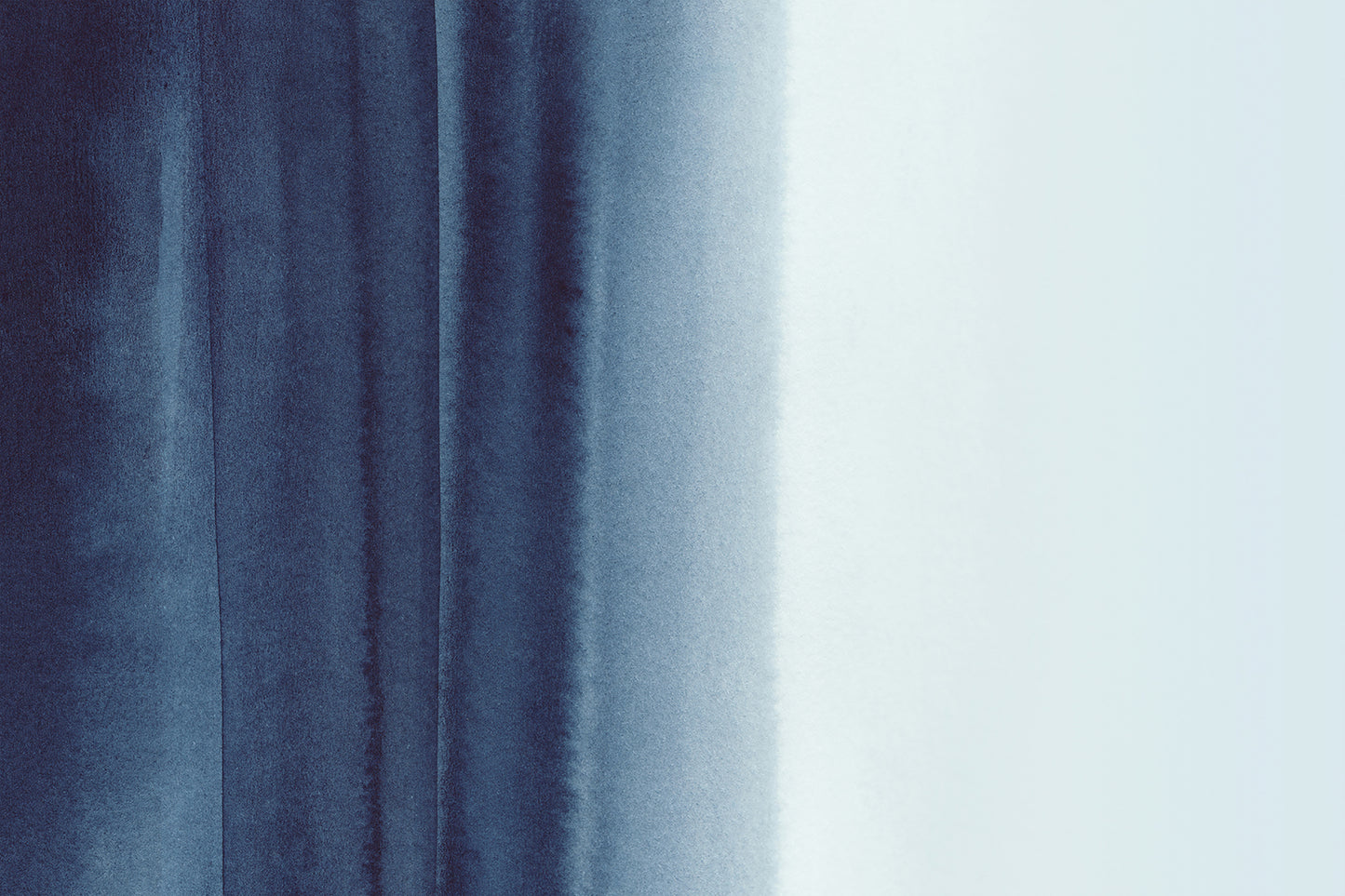 Blue horizon abstract watercolor