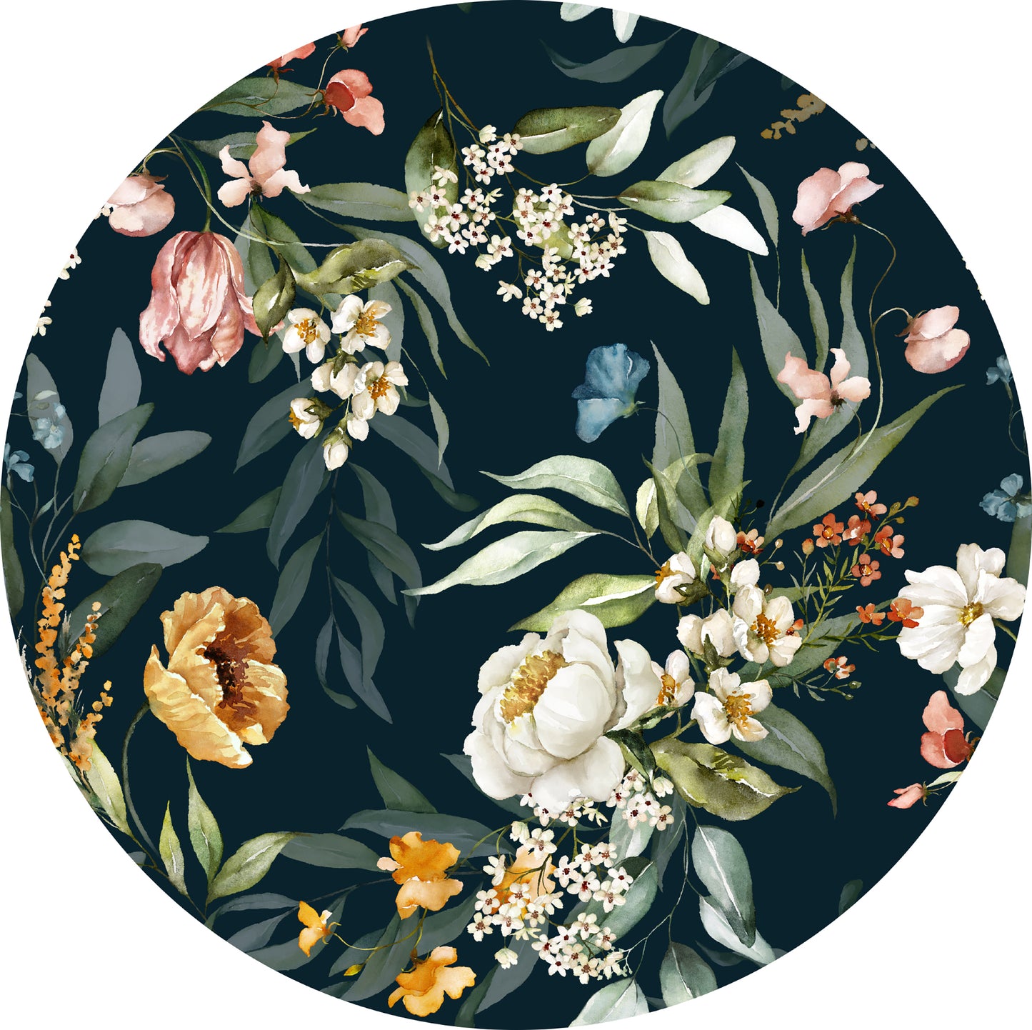 Mural Flowers Background Aañil C
