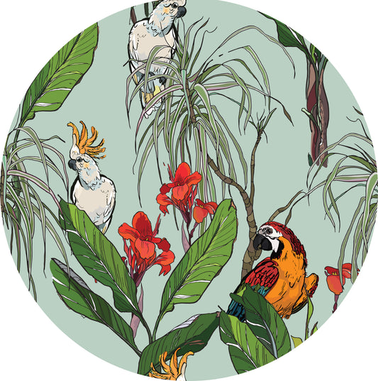 Murale perroquets