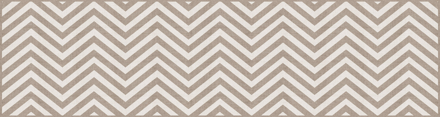 Vinyl headboard Natural chevron horizontal