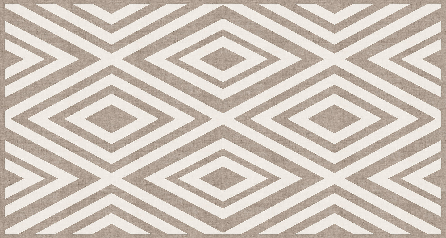 Vinyl headboard Natural diamantes