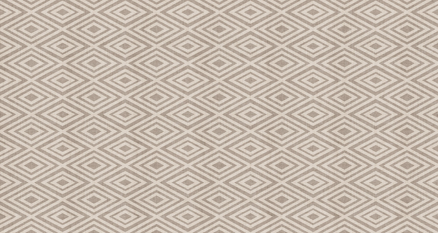 Vinyl headboard Natural diamantes sepia