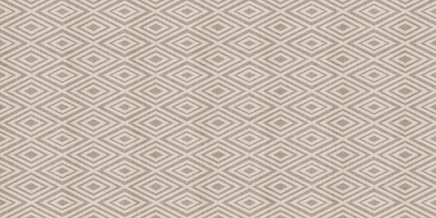 Vinyl headboard Natural diamantes sepia