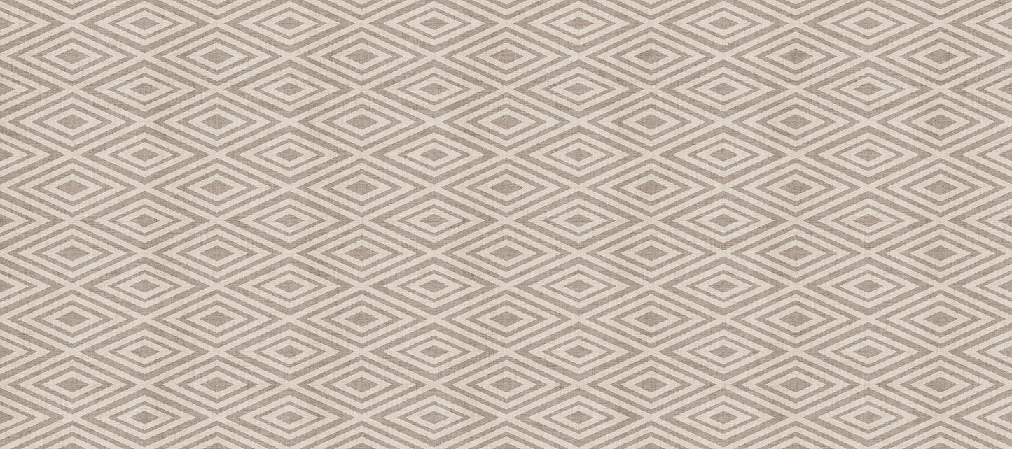 Vinyl headboard Natural diamantes sepia
