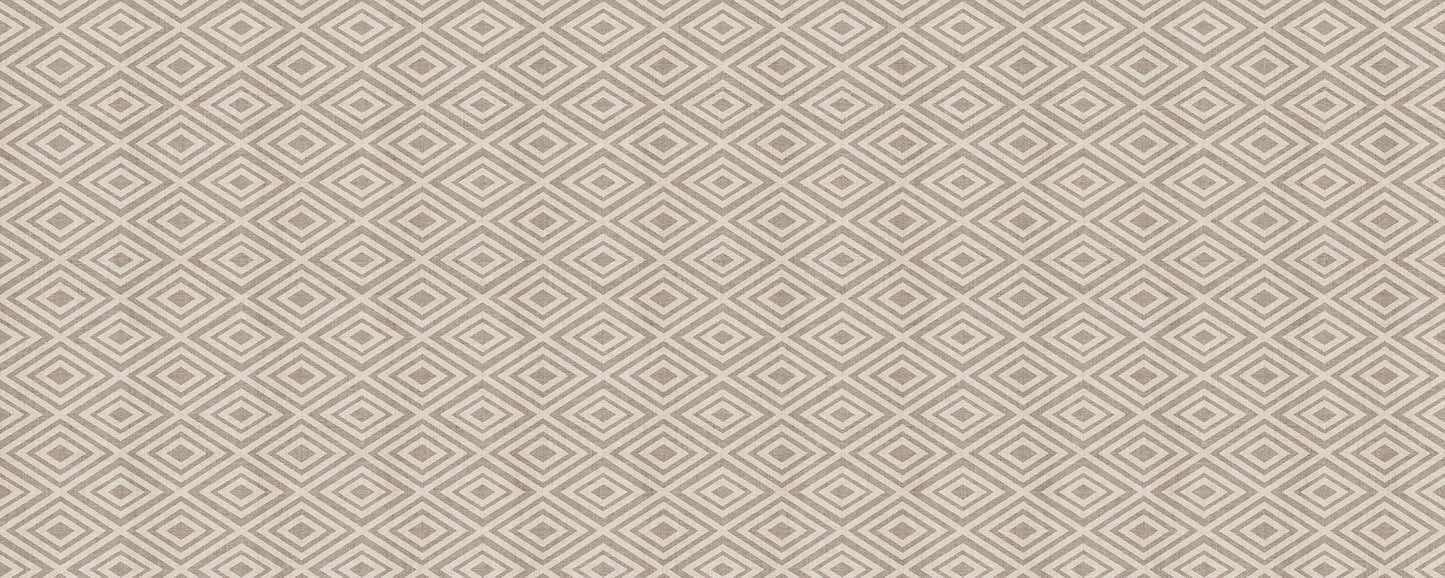 Vinyl headboard Natural diamantes sepia
