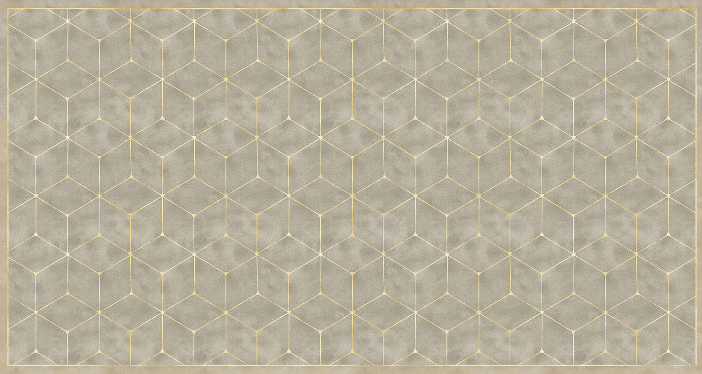 Vinyl headboard Natural Glam Cubes