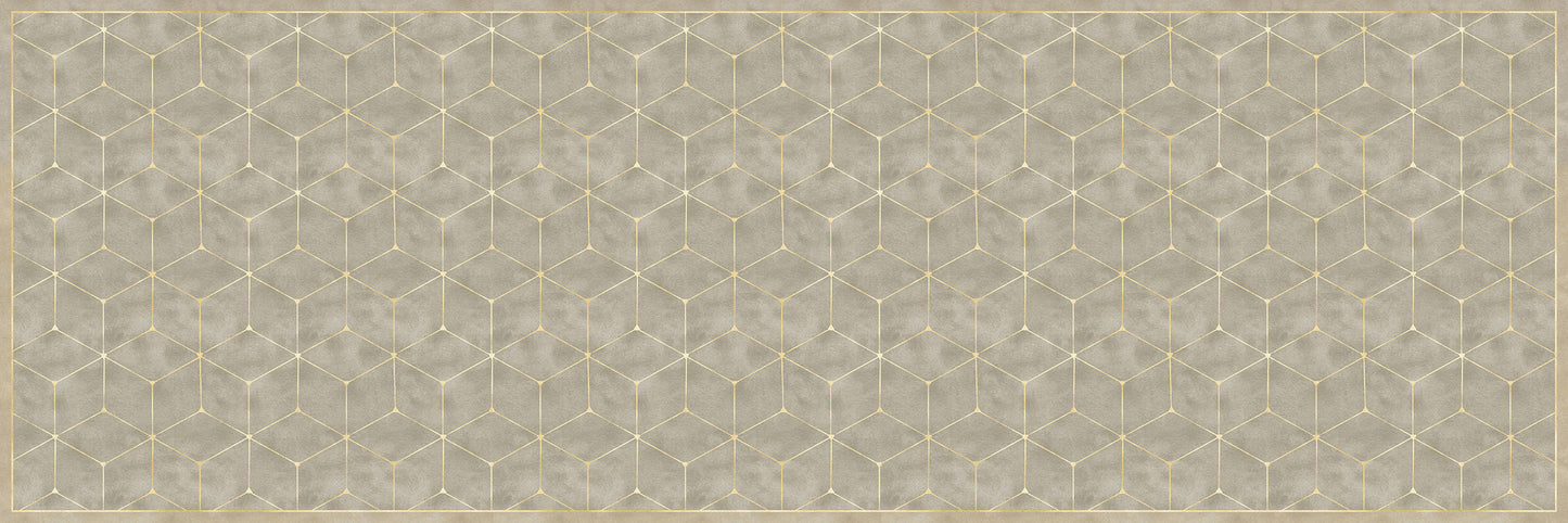 Vinyl headboard Natural Glam Cubes
