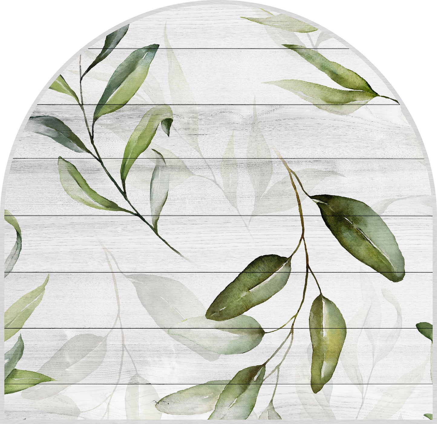 Vinyl headboard Arco Laurel tablas