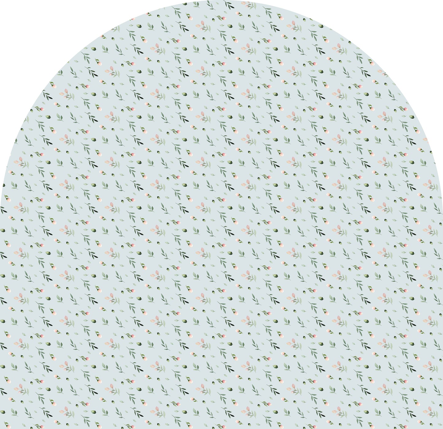 Vinyl headboard Arco Infantil Floral Azulado