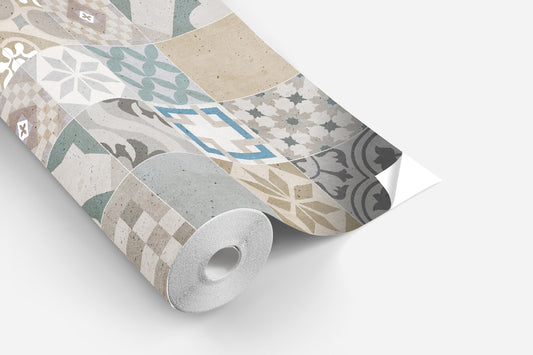 Rouleau autocollant Home tiles vintage 1