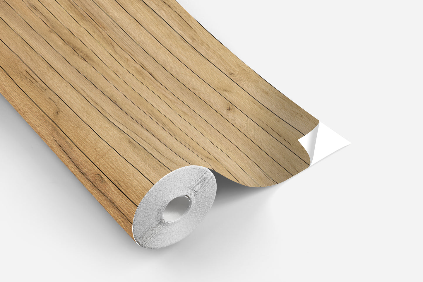 Rollo sticker Brown Wood Boards
