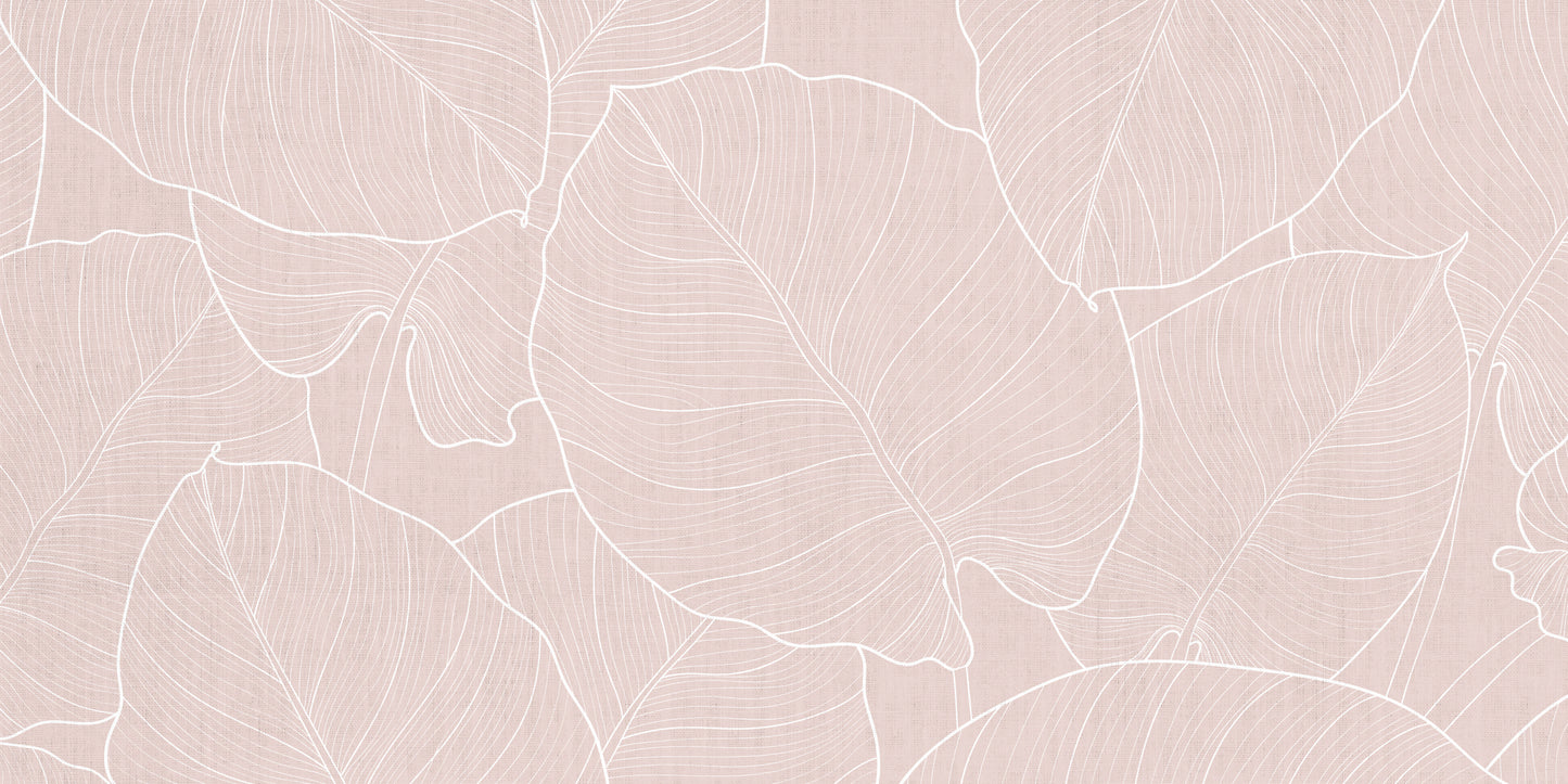 Pink Leaves Makeup
