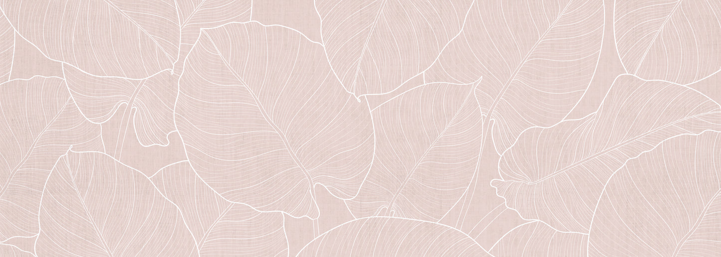 Pink Leaves Makeup