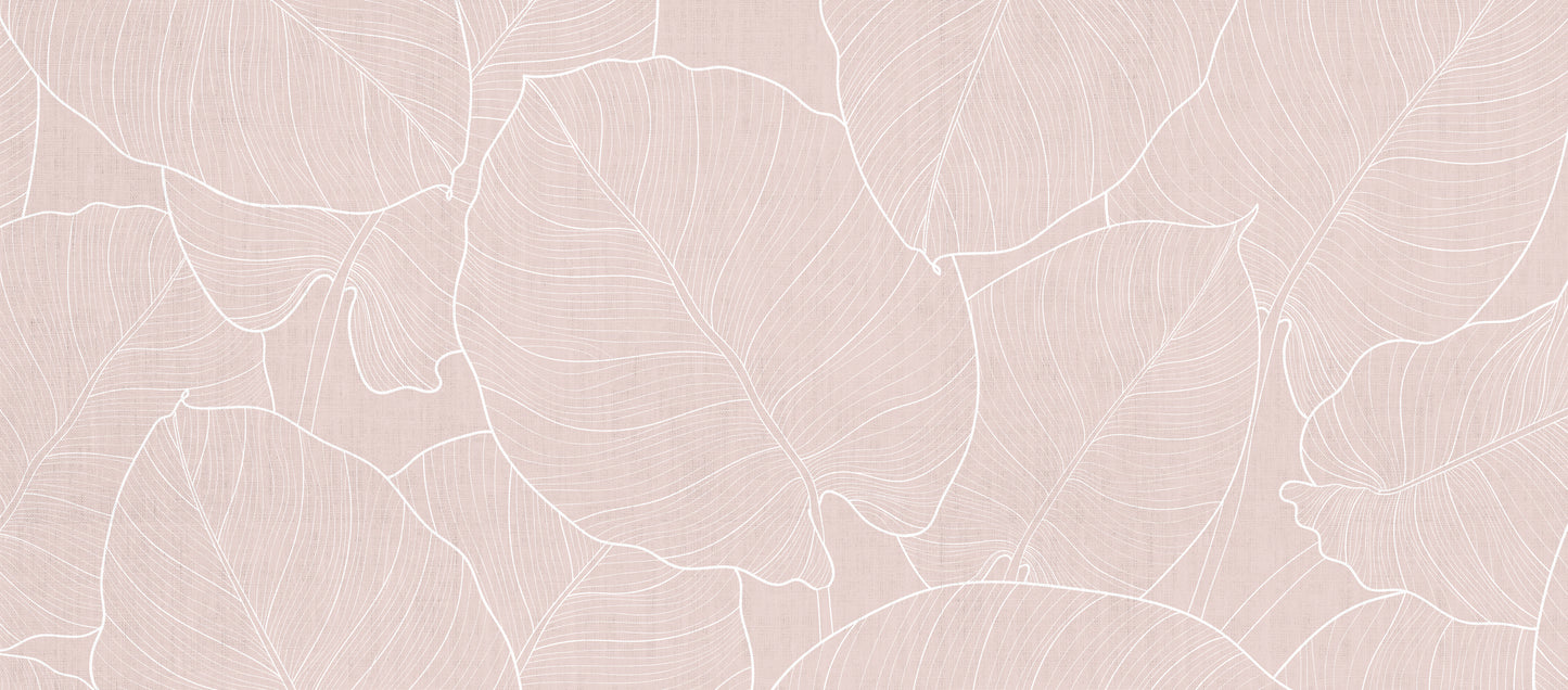 Pink Leaves Makeup