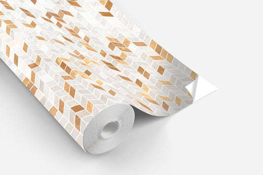 Rouleau sticker Warm Gold