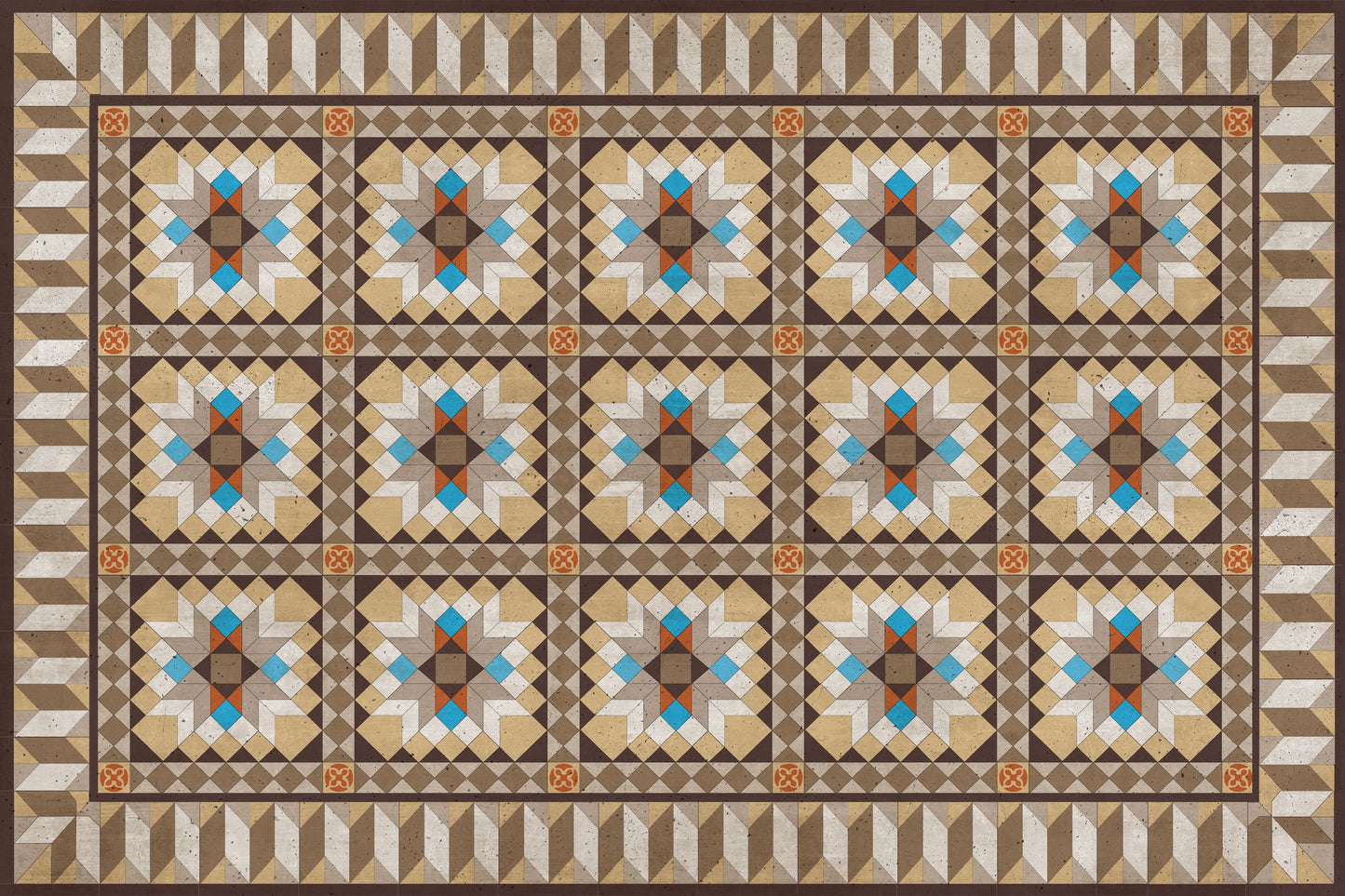 Mosaico Baldosas Vintage