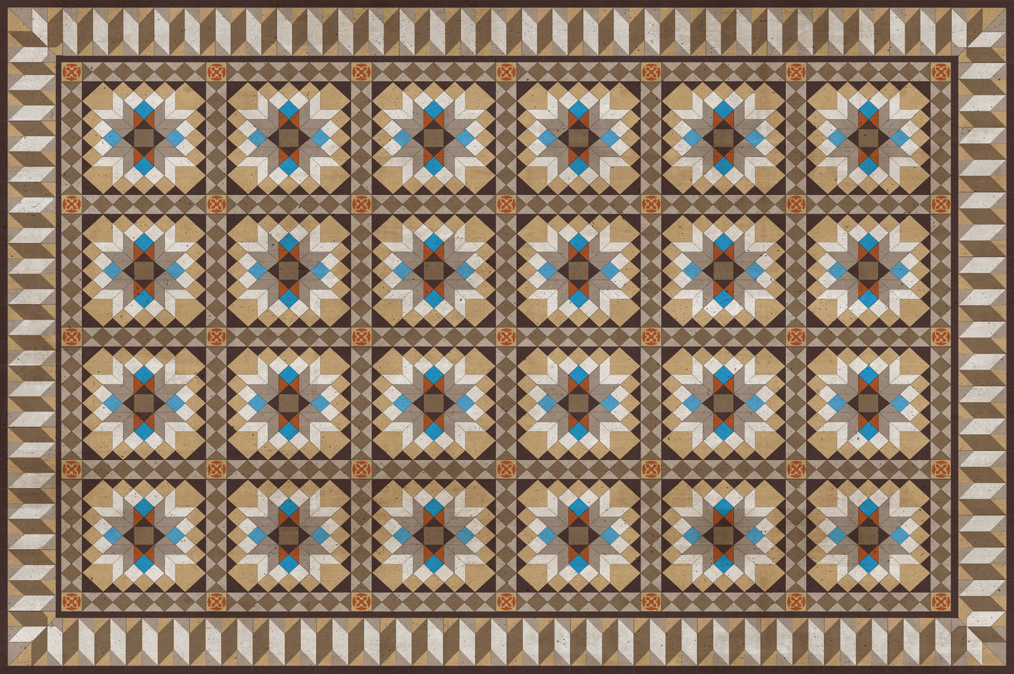 Mosaico Baldosas Vintage