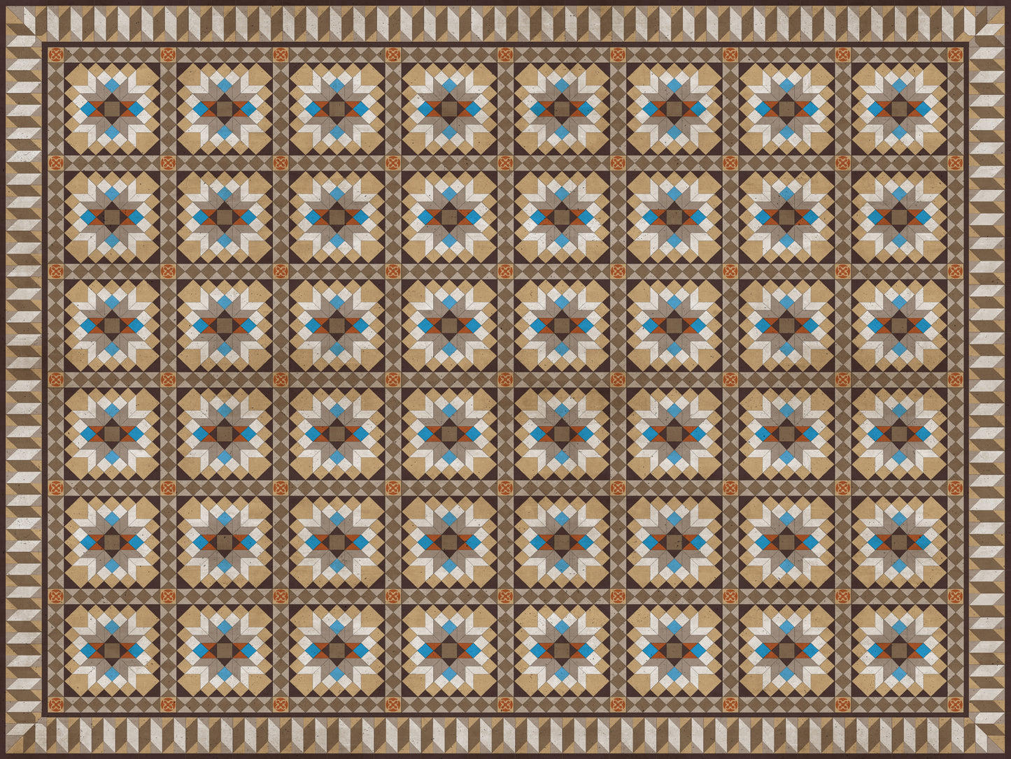 Mosaico Baldosas Vintage