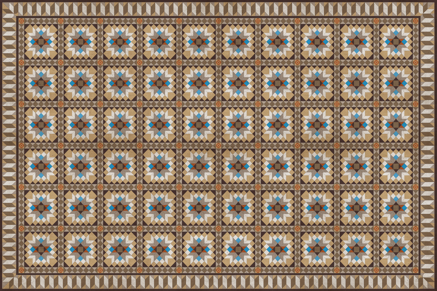 Mosaico Baldosas Vintage