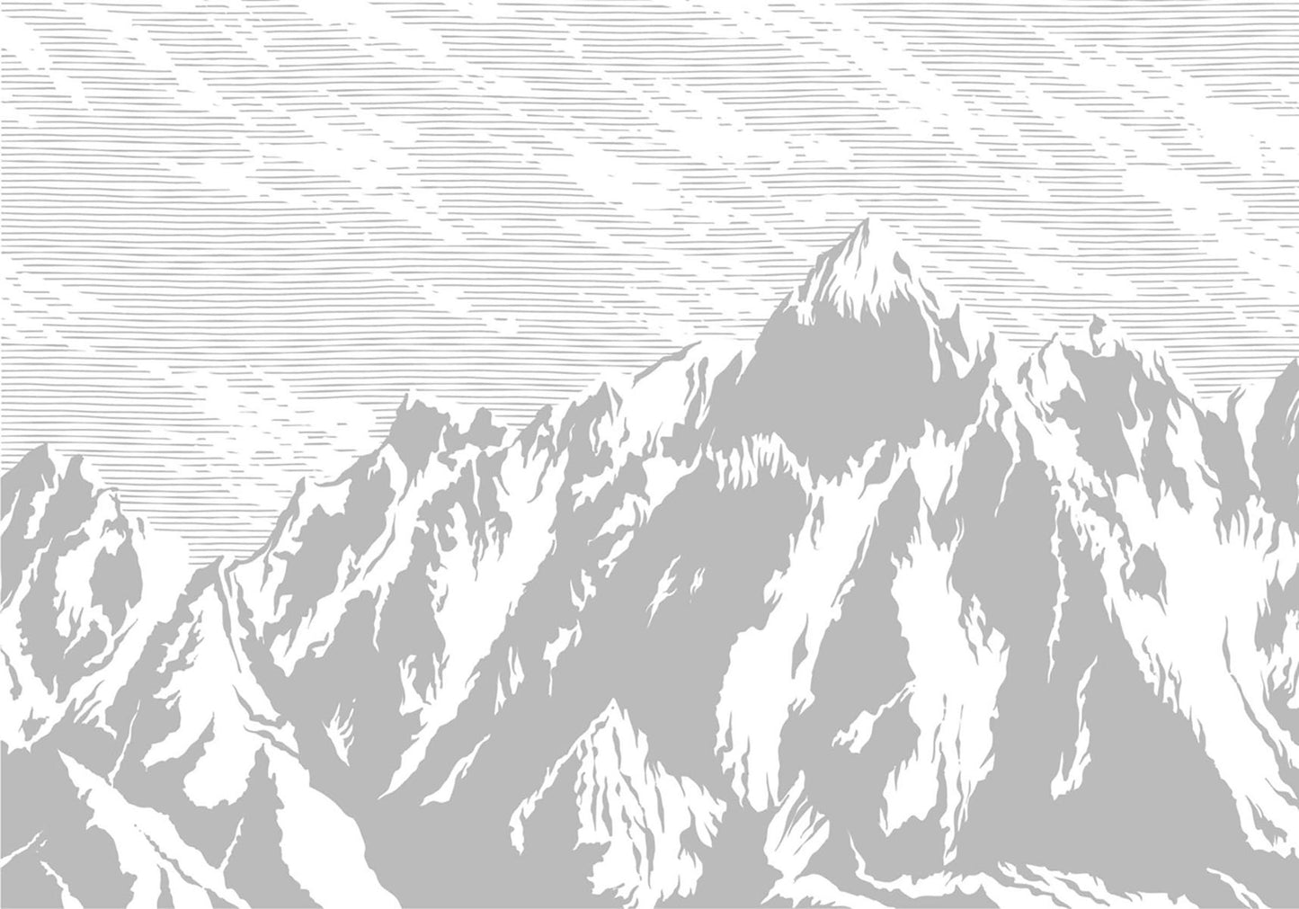 Sticker para ordenador portátil Everest gris