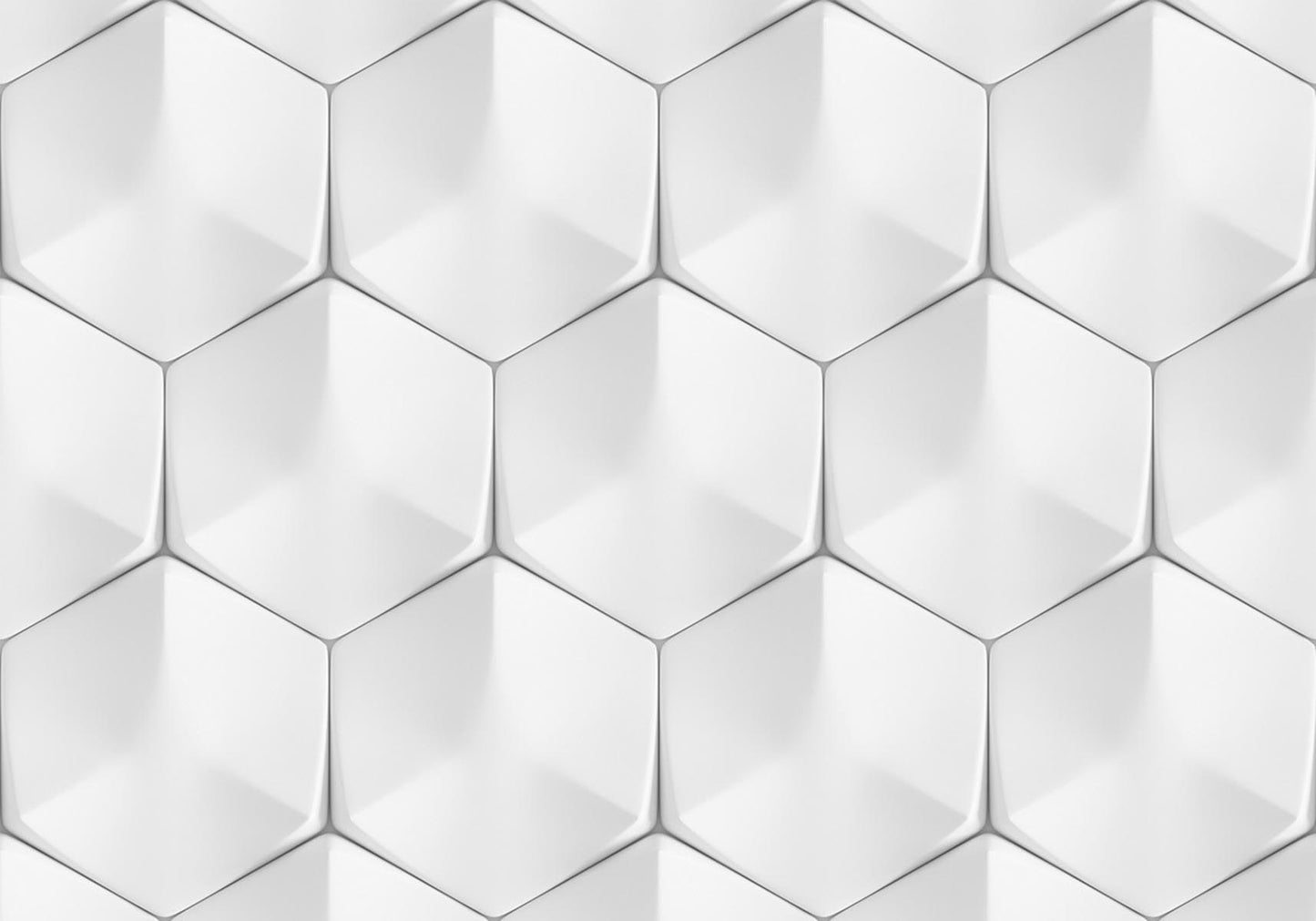 Sticker Ordinateur portable Hexágonos 3D
