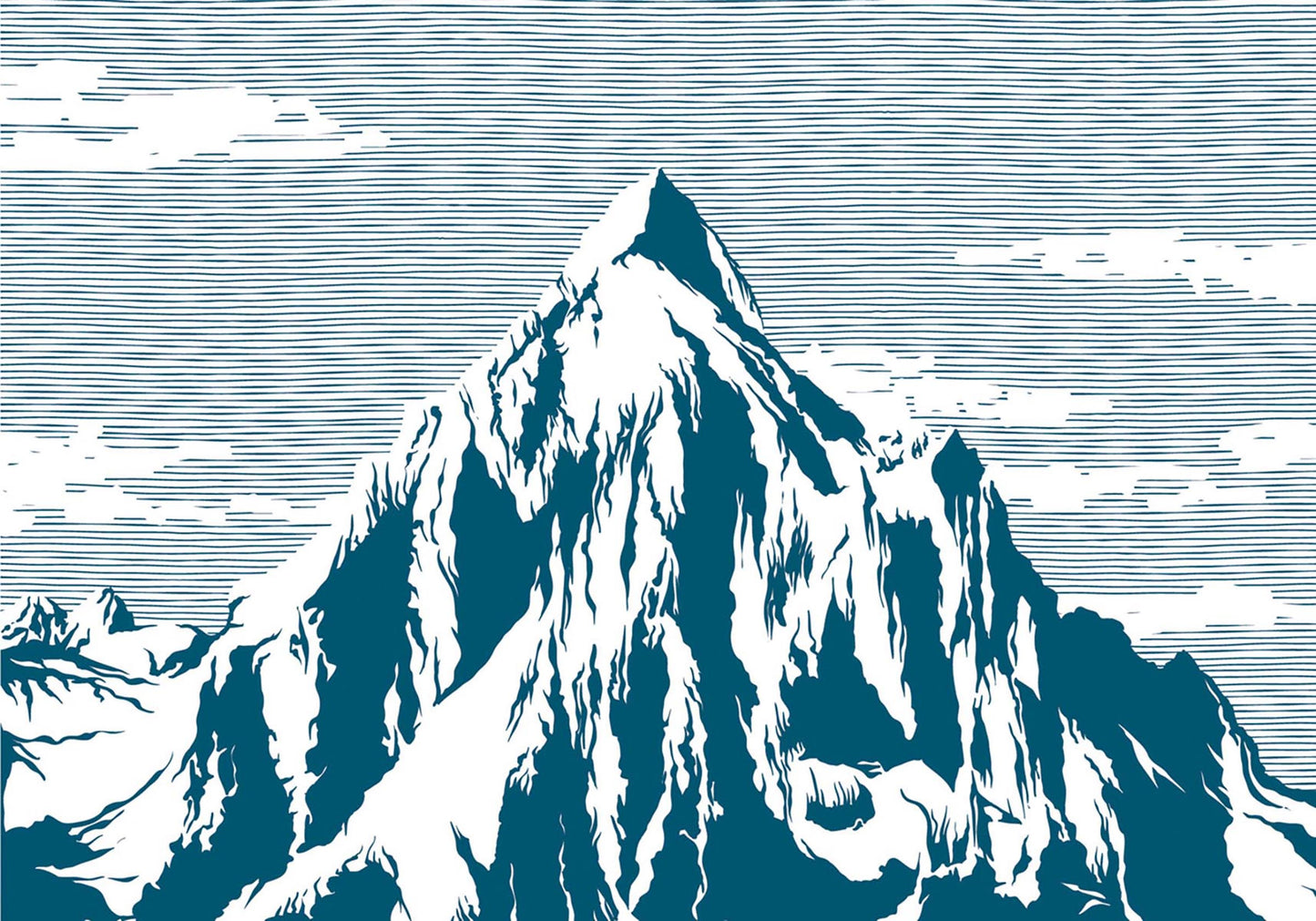 Sticker Ordinateur portable Alpes