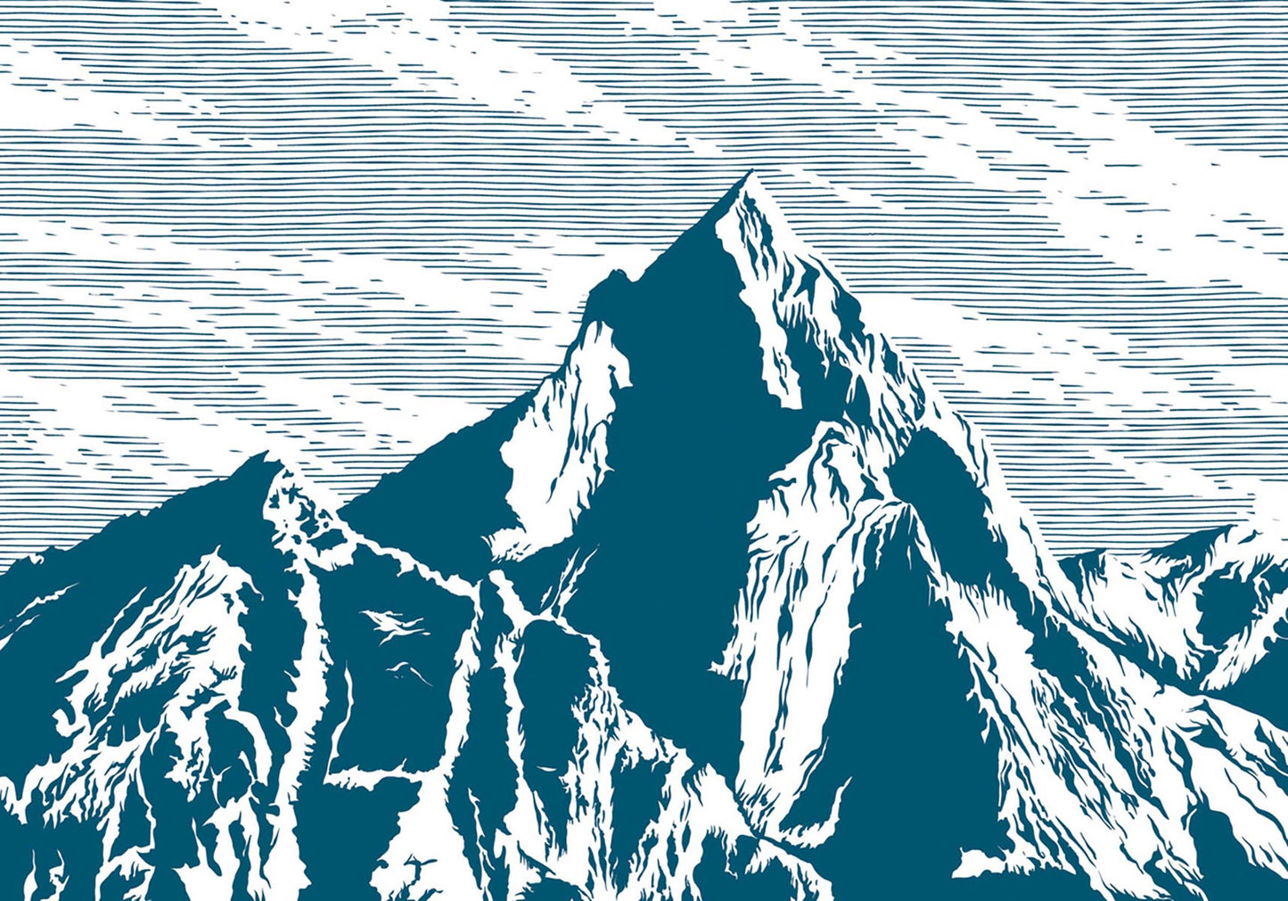 Sticker Ordinateur portable Montaña K2