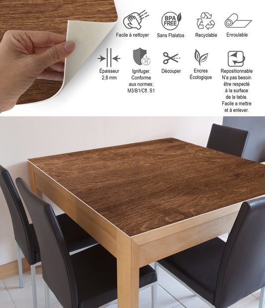 Bois de noyer carré