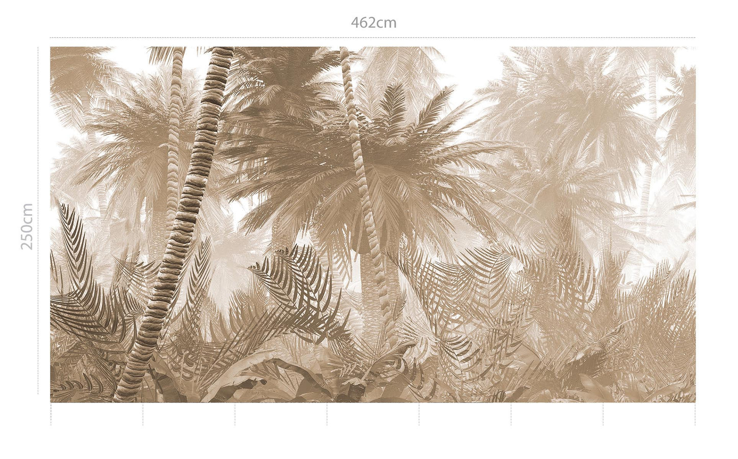 Haití sepia - mural textil vinílico adhesivo