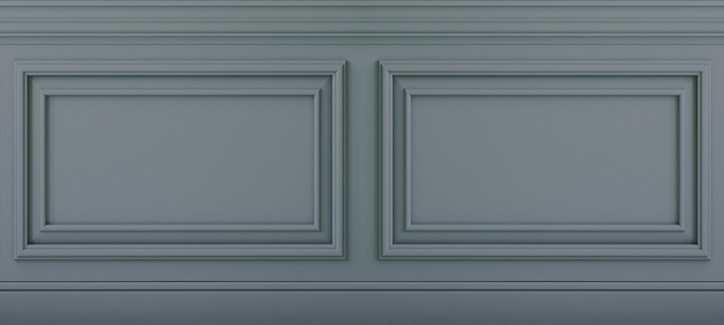 Frise Classique Relief 1 Bleu Foncé 135x600