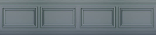 Frise Classique Relief 1 Bleu Foncé 135x600