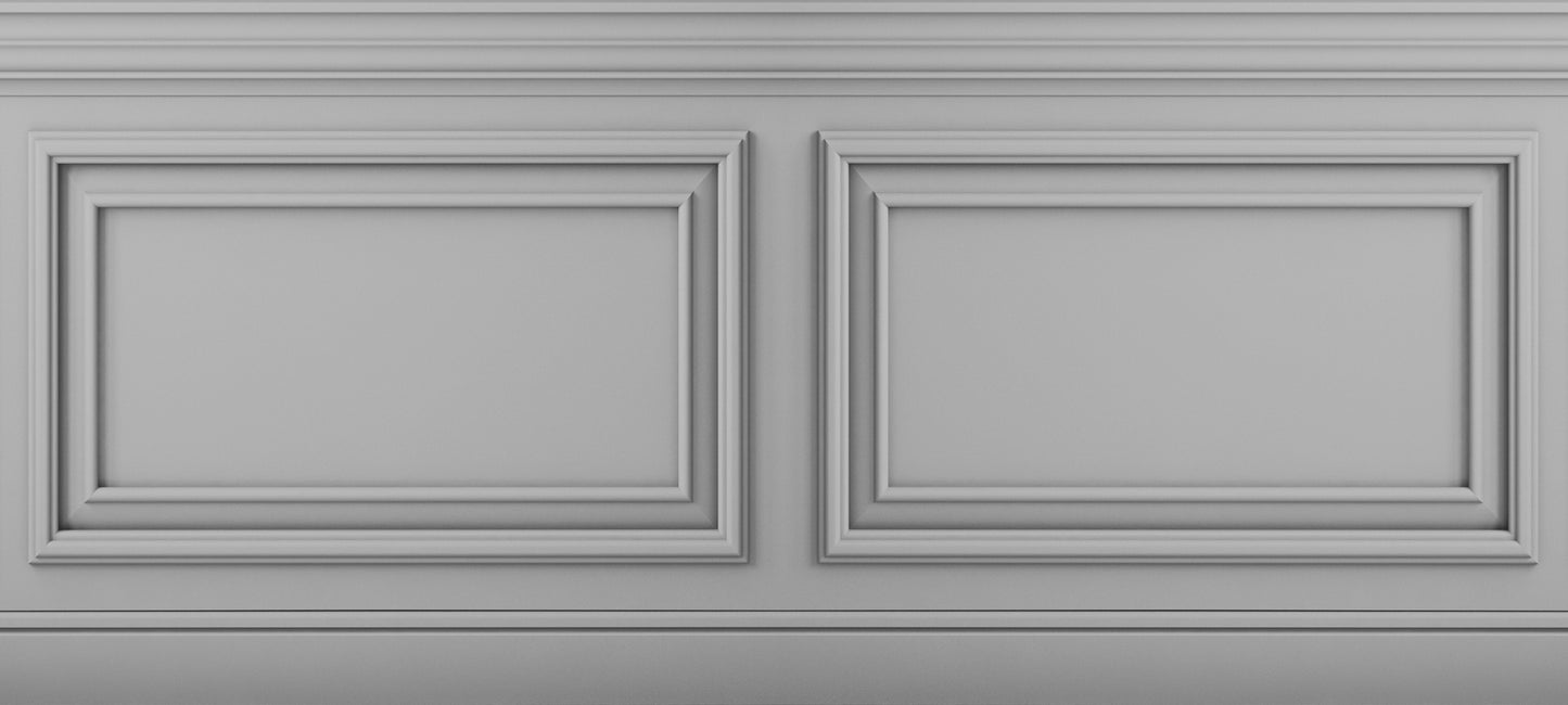 Classic Frieze Relief 1 Light Gray 135x600