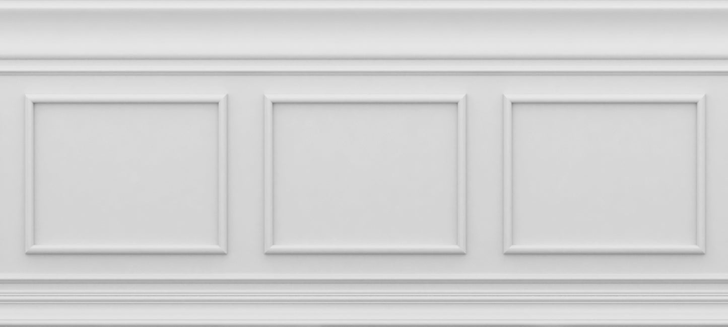 Friso Clásico Relieve 2 Blanco