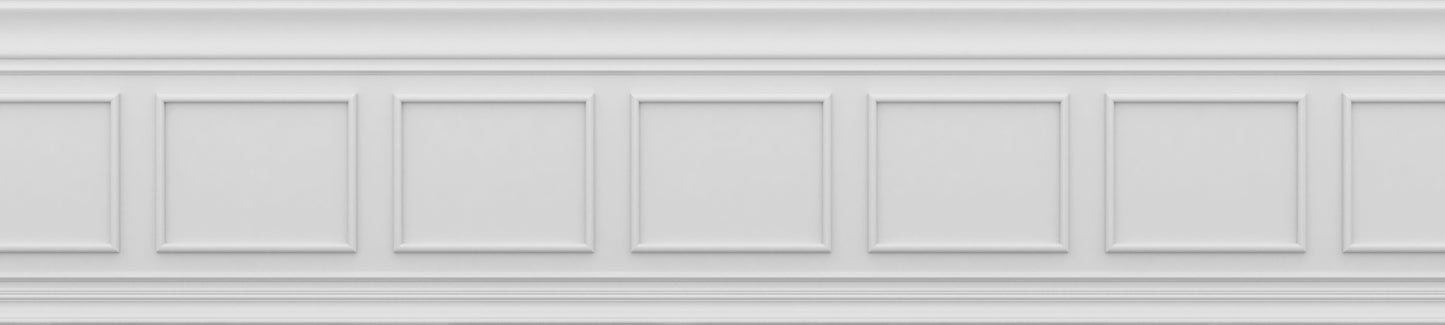 Friso Clásico Relieve 2 Blanco