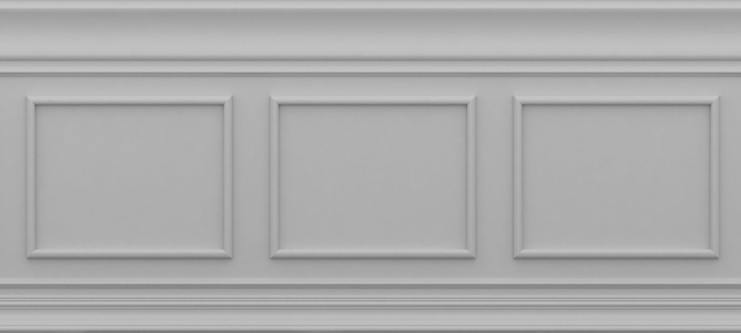 Classic Frieze Relief 2 Light Gray 135x600