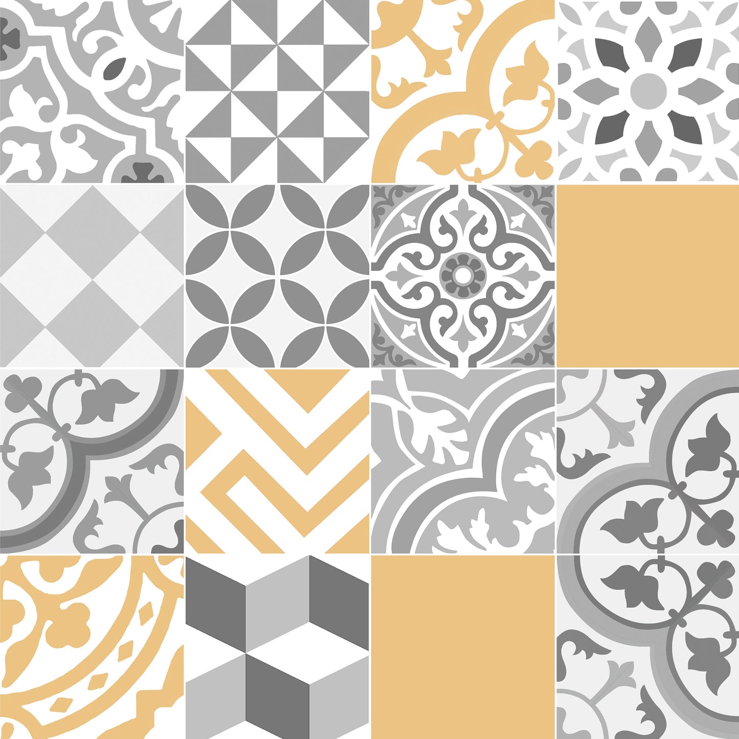 Dashboard Collage with Yellow