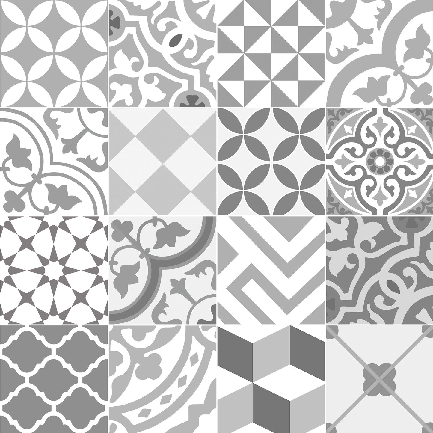 Dashboard Collage with gray