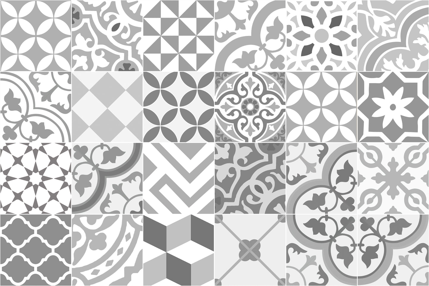 Dashboard Collage with gray