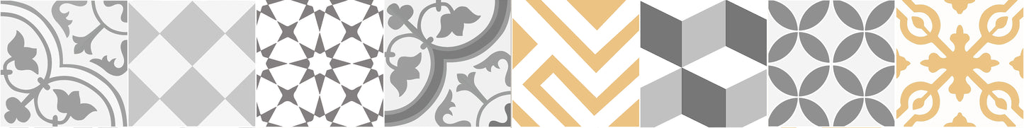 Dashboard Strip Collage with Yellow
