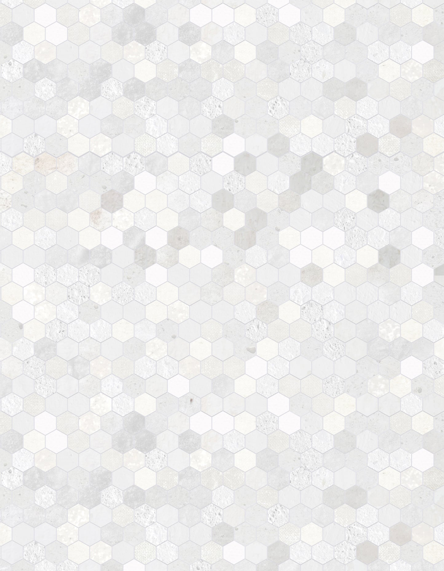 Model front Hexagon Tile 70x90