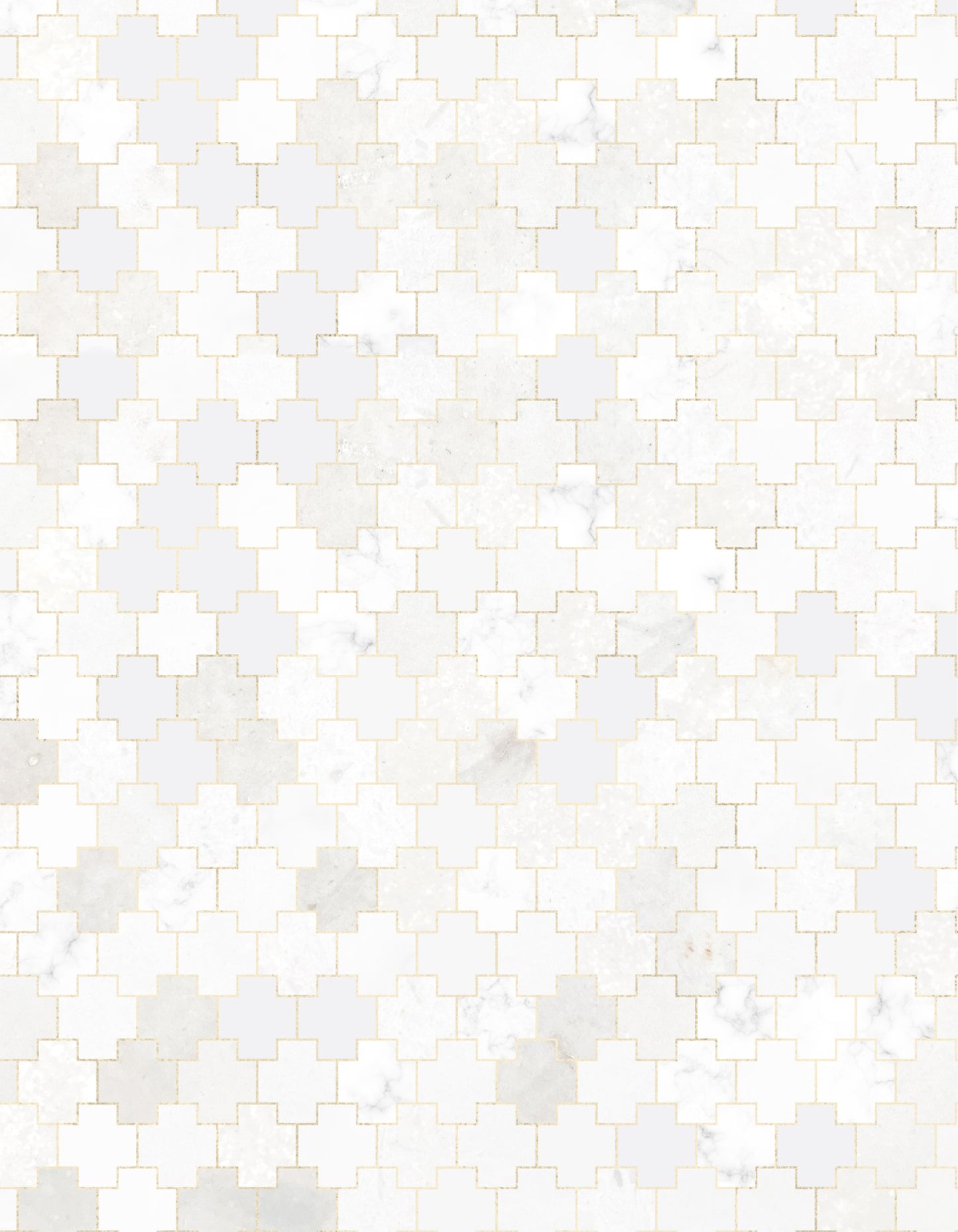 Model front White with Gold 70x90