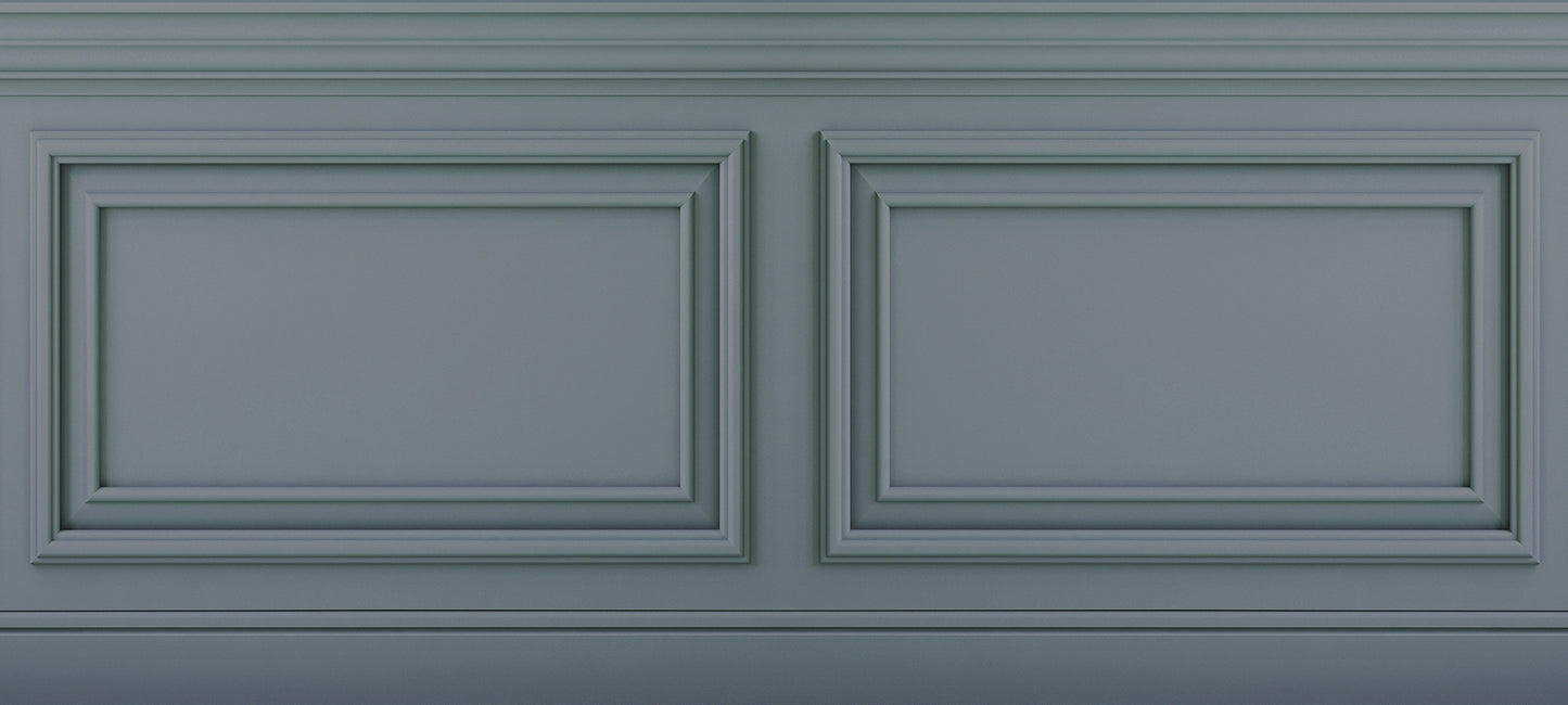 Frise Classique Relief 1 Bleu Foncé 135x600