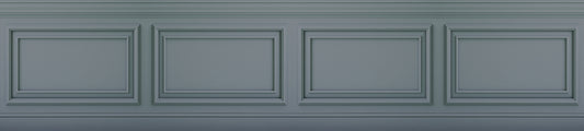 Frise Classique Relief 1 Bleu Foncé 135x600