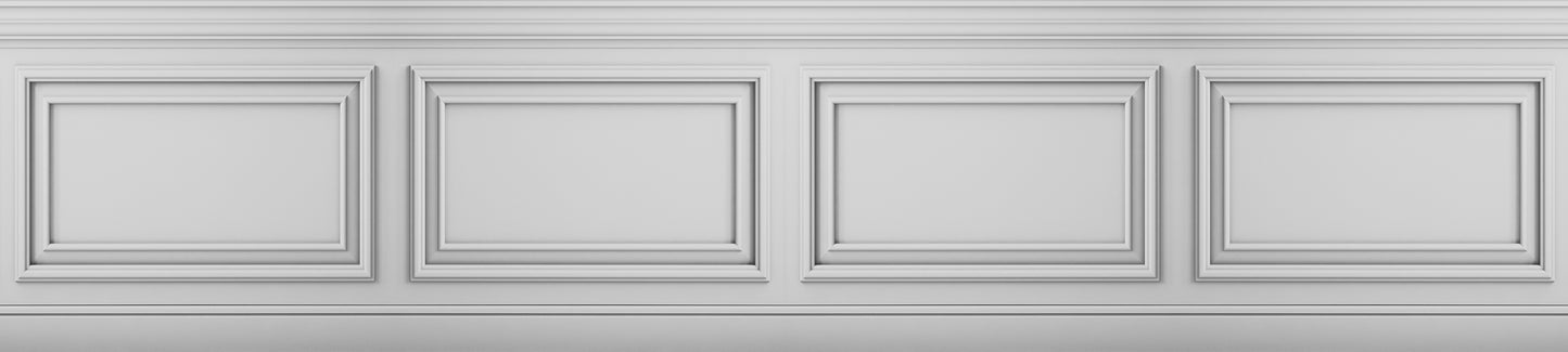 Friso Clásico Relieve 1 Blanco