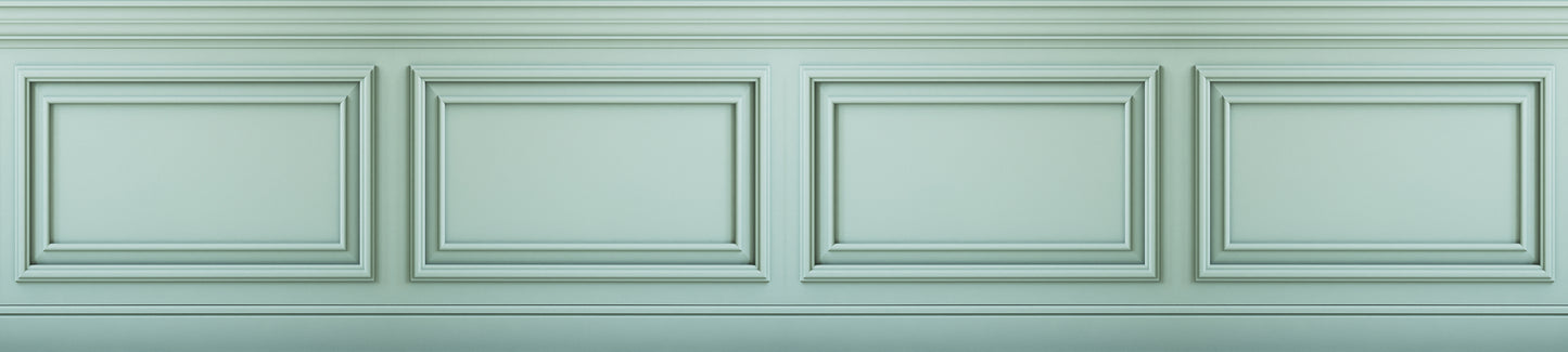 Classique Frise Relief 1 Turquoise 135x600