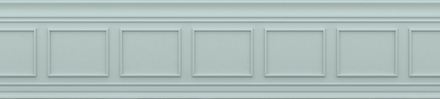 Frise Classique Relief 2 Bleu Clair 135x600