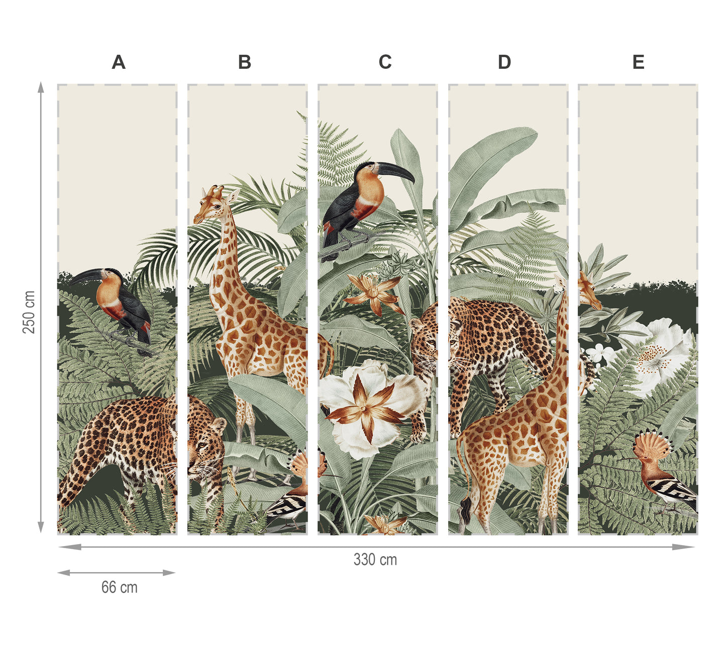 Mural Jungla Safari