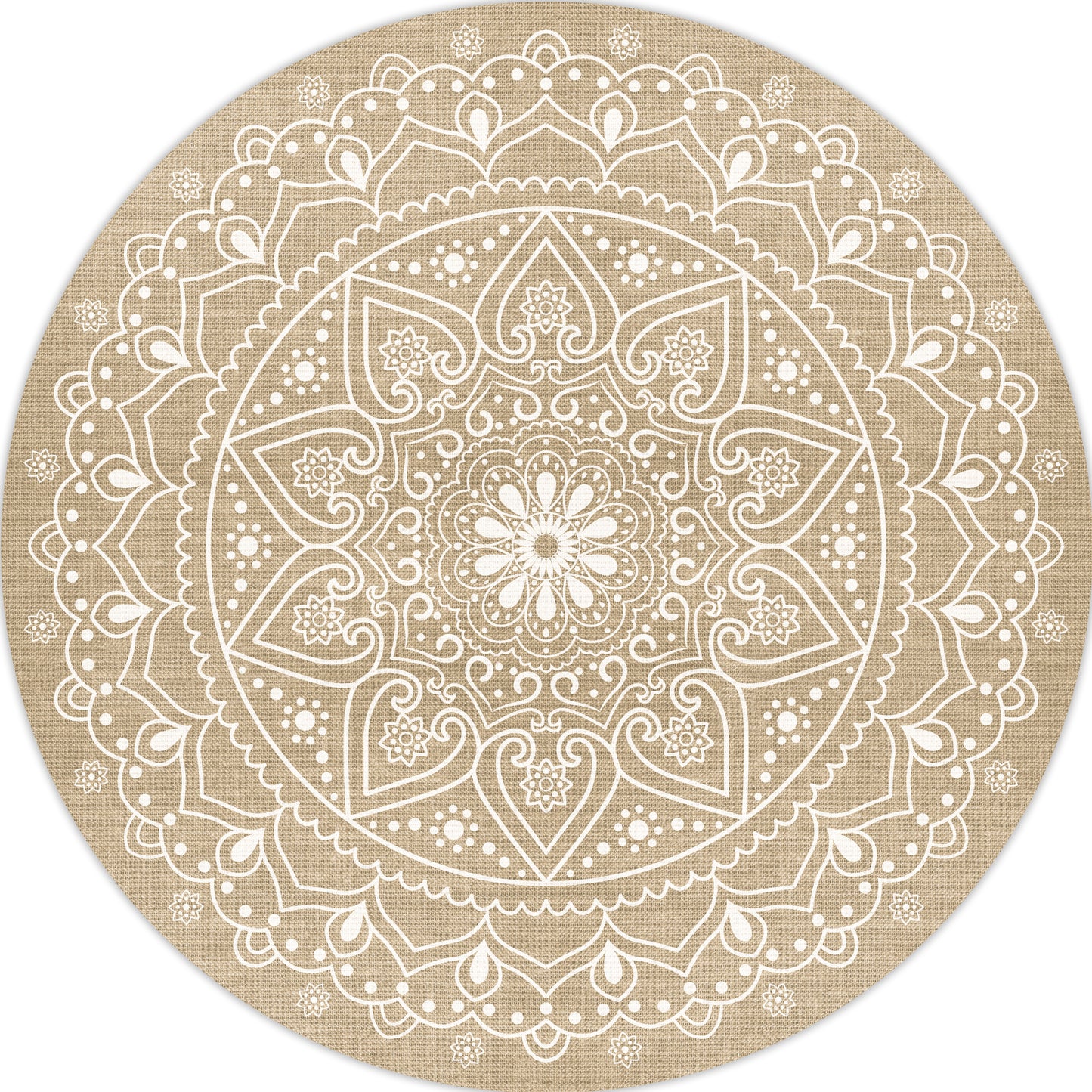 CERAMIKO | set de 4 individuales Mandala Delhi
