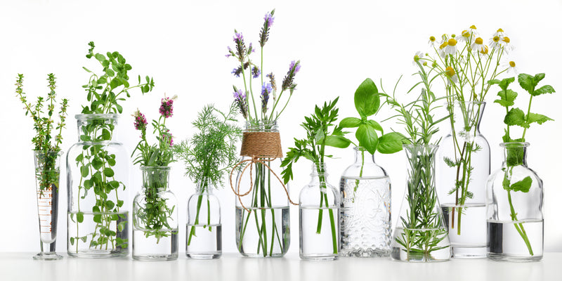 Kitchen backsplash Glass jars