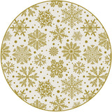 Golden snowflakes